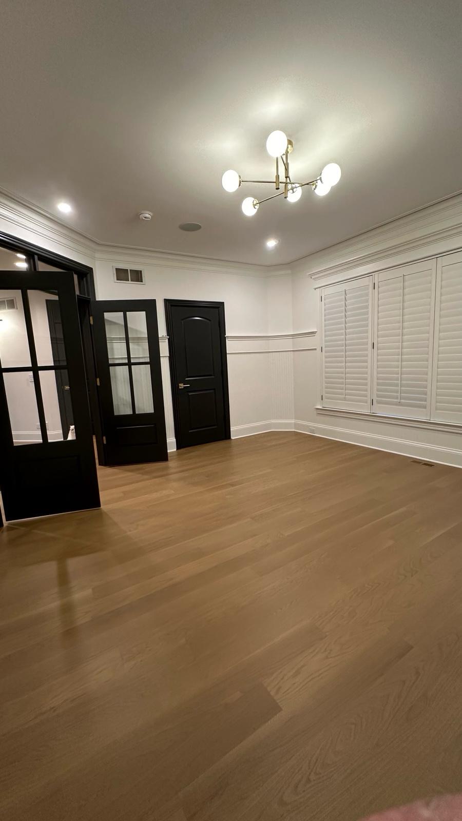 Painted dining room